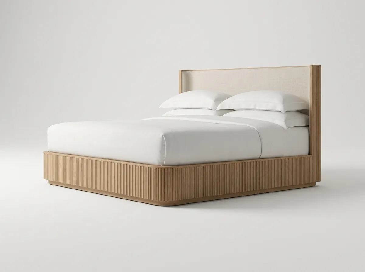 Minimalist Wooden Bed