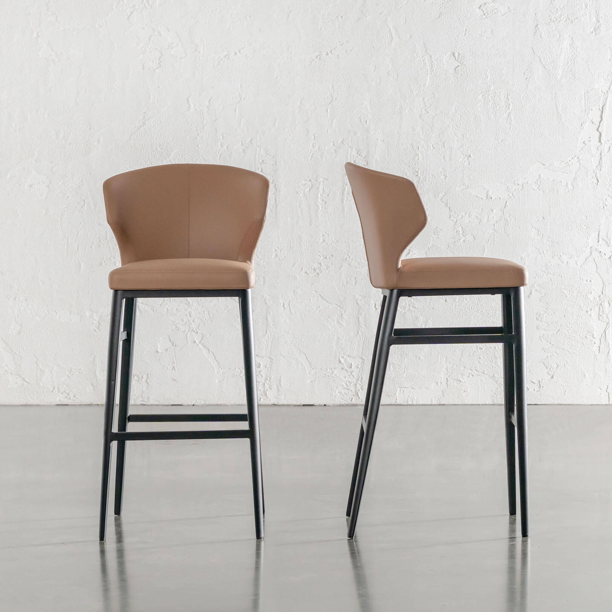 Anders Bar Chair – Canyon Tan Vegan Leather