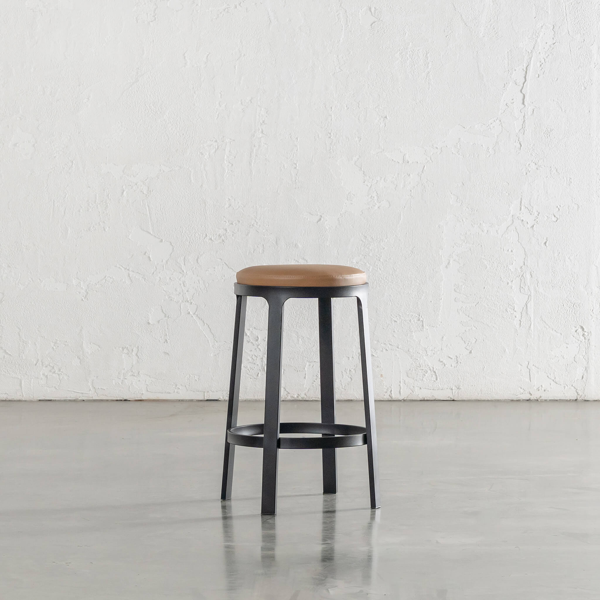 Arnhem Counter Stool – Canyon Tan Vegan Leather - Image 1