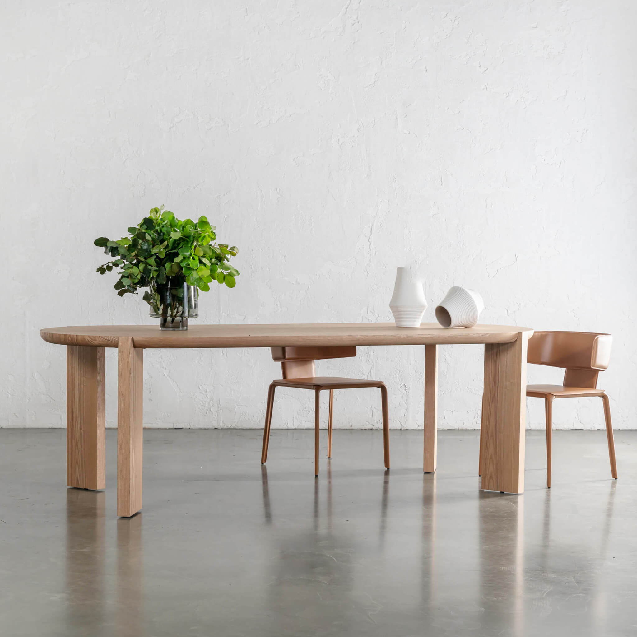 Cassan Rounded Dining Table – 240cm