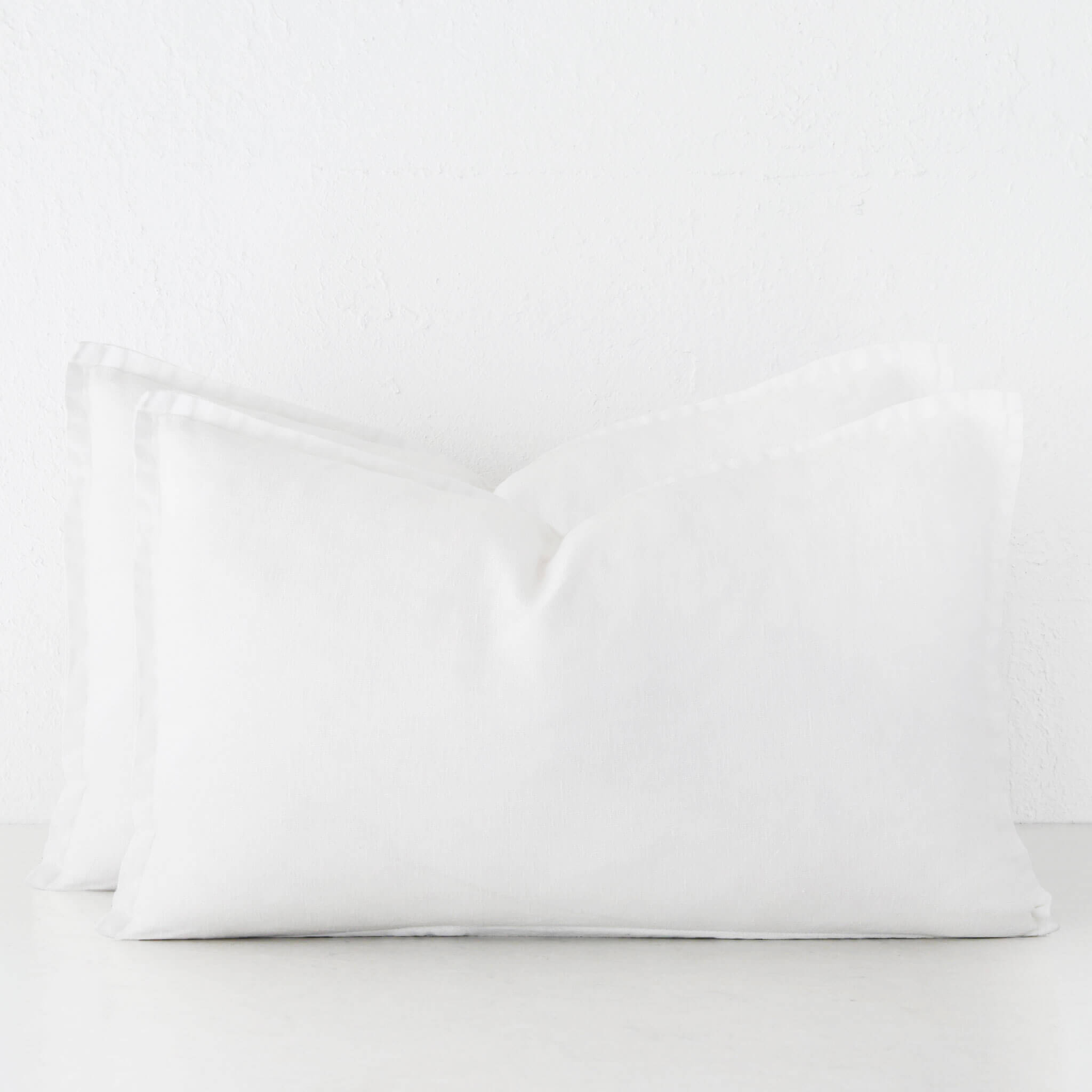 French Linen Cushion Bundle X2 – Casper White
