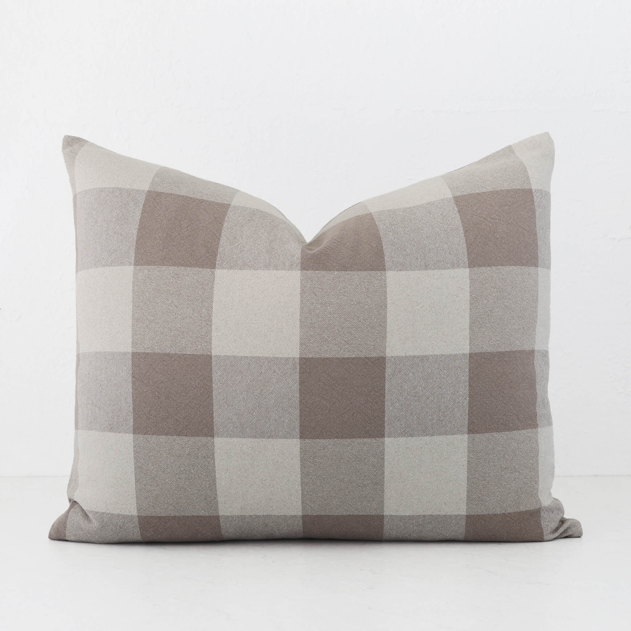 La Rouviere Check Linen Cushion – 60x60
