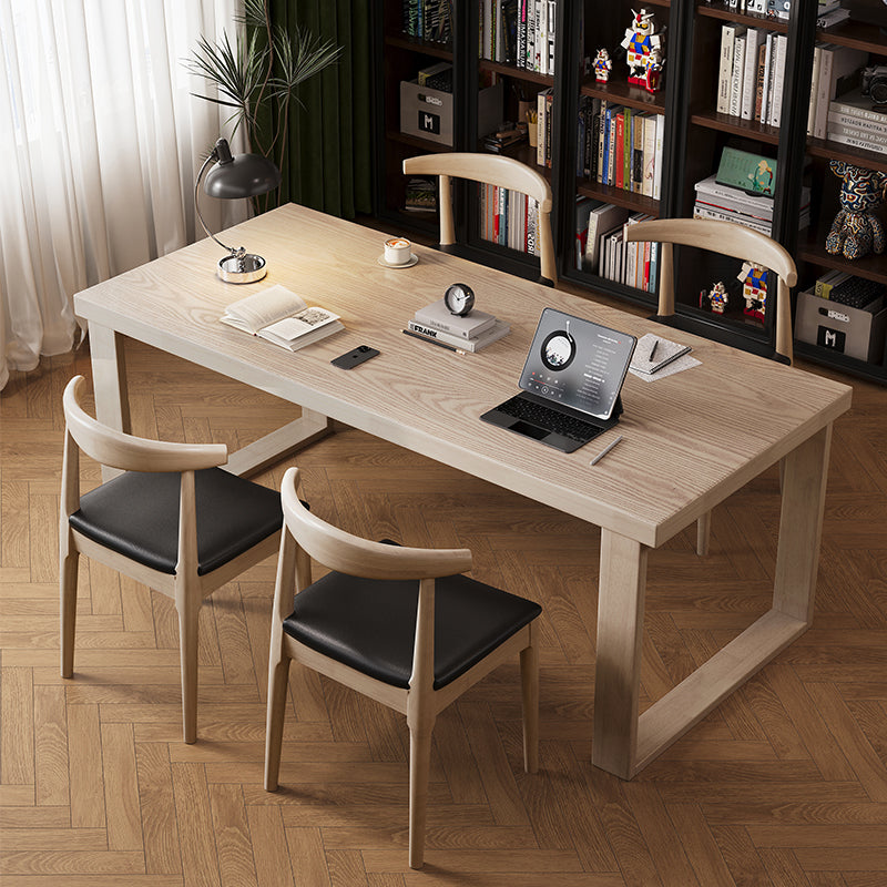 Zaheer Minimalist Multi-purpose Solid Timber Study Desk 180cm