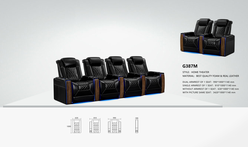 G387M Multi-Seat Theatre Row