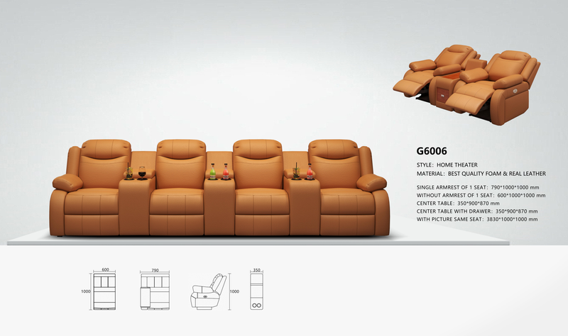 G6006 Recliner with Centre Console - Image 1