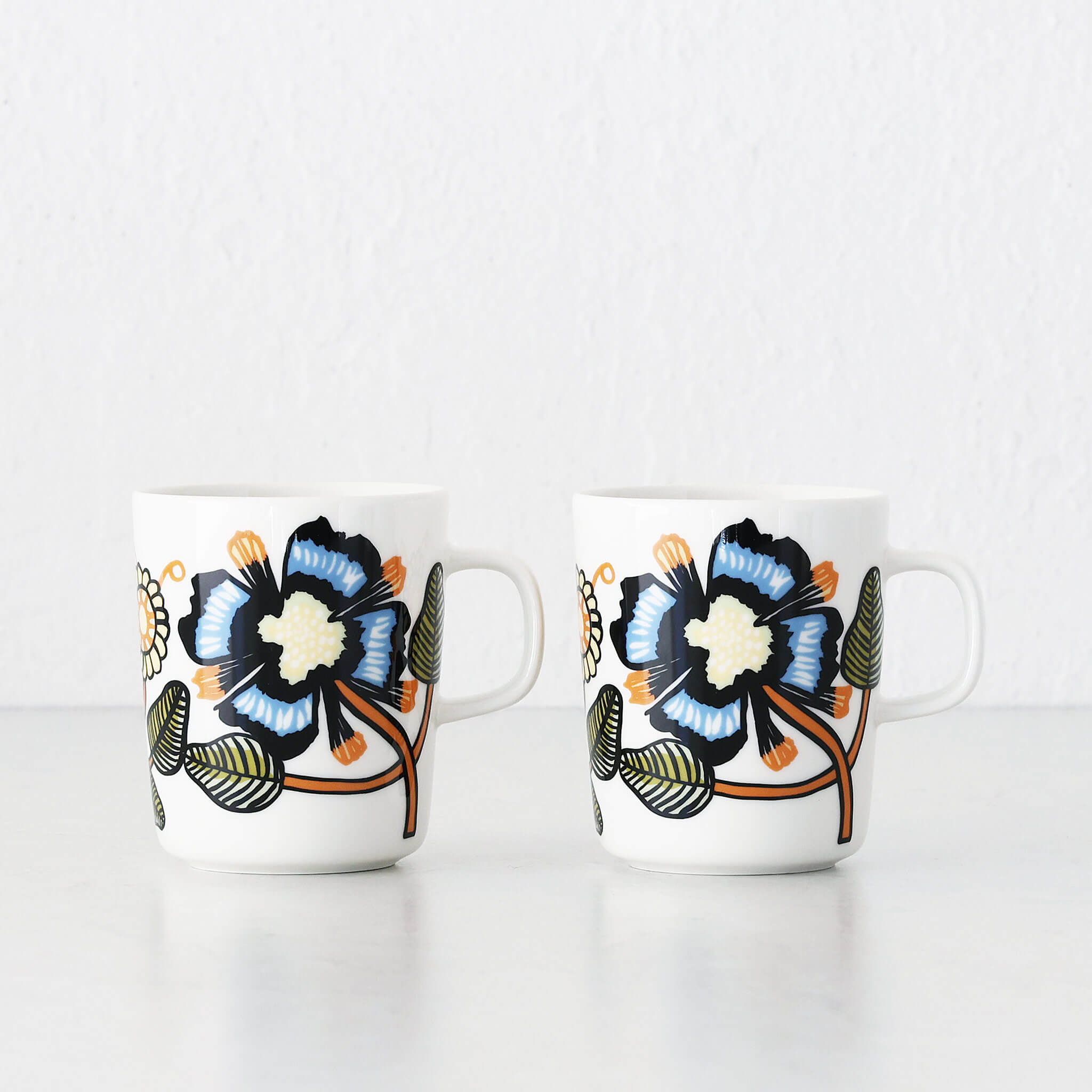 Marimekko – White + Warm Orange + Green - Image 1