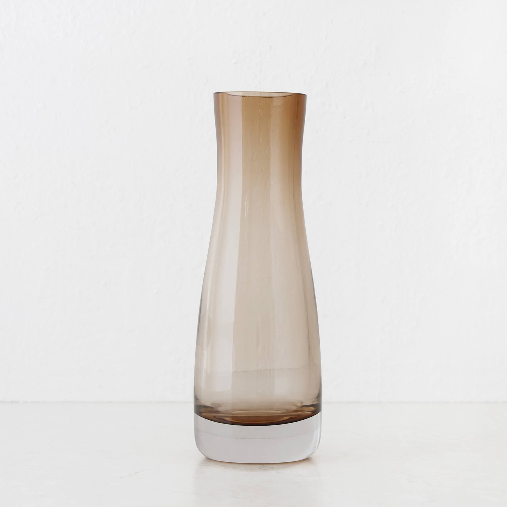 Dansk Vase – Smoked Bronze Glass - Image 1