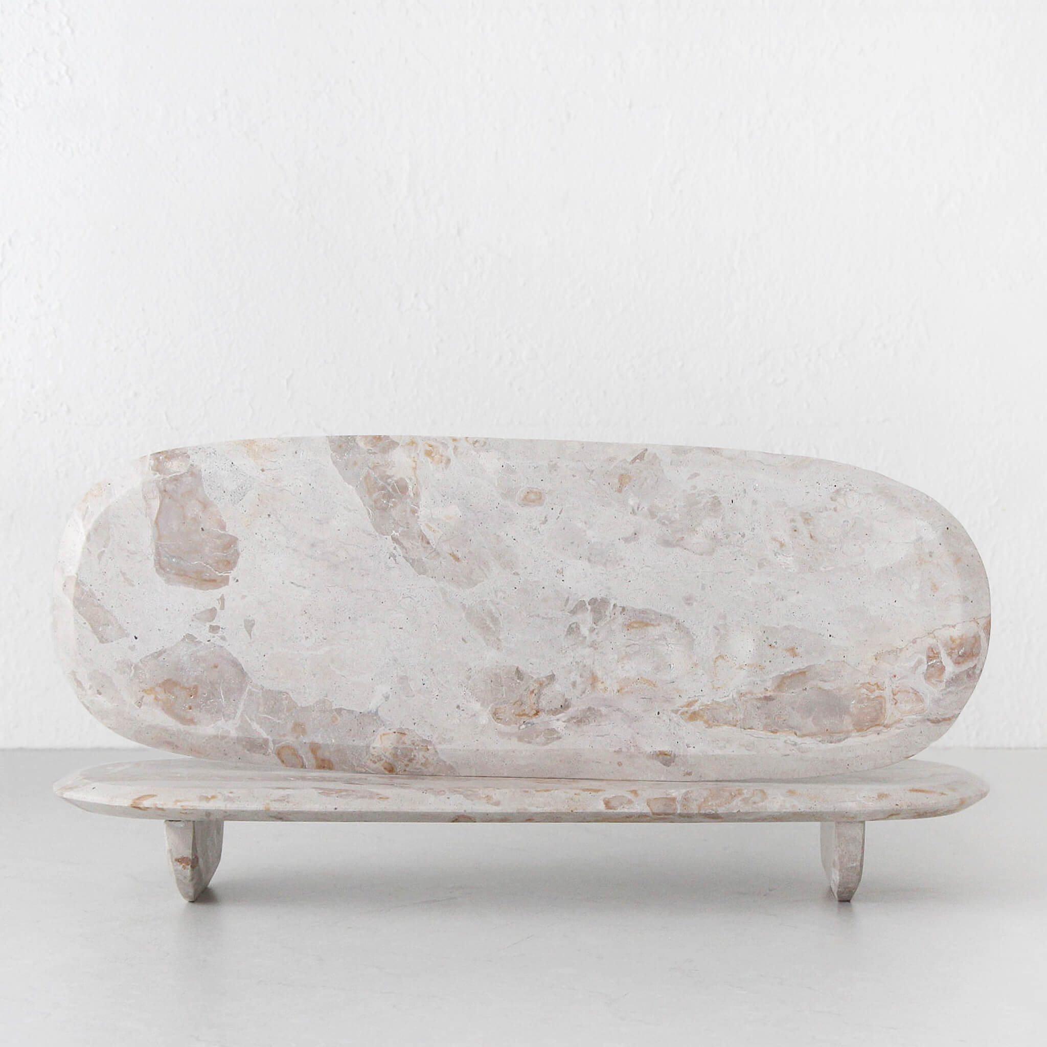 Xena Marble Footed Board Bundle X2 – Taupe Marble - Image 1