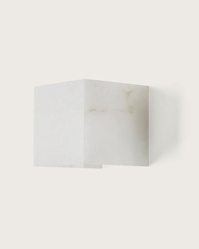 Alabaster Cube Wall Light - Image 1