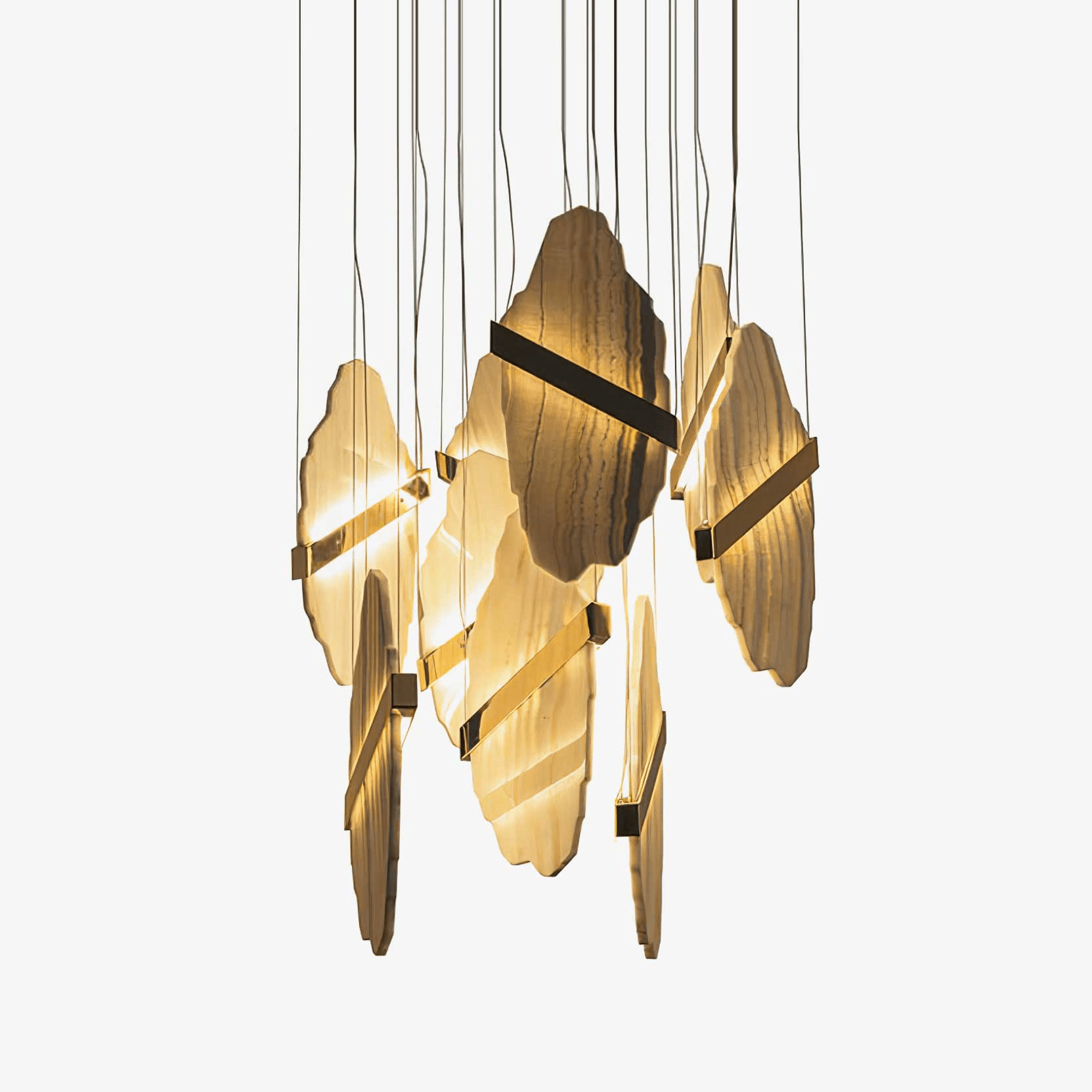 Auralith Alabaster Chandelier - Image 1