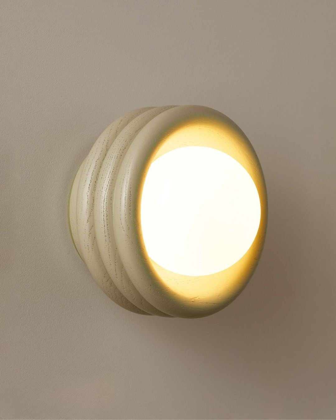 Australian Rippled Coloured Timber Sconce - Image 1