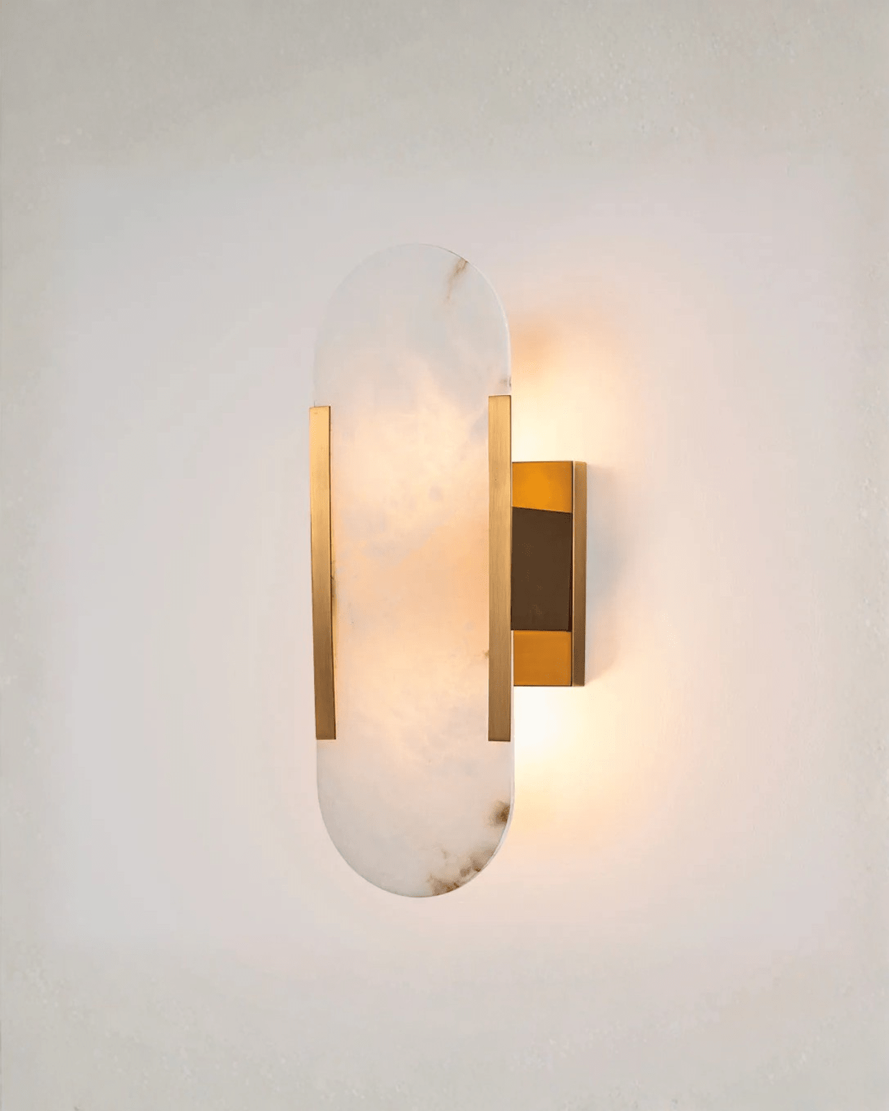Alabaster Oblong Wall Light