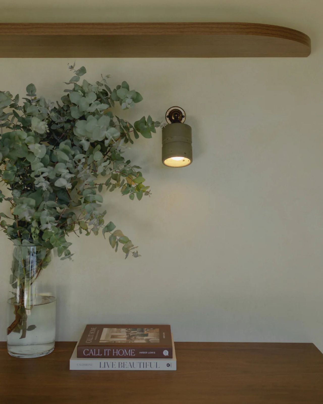 Cast Concrete Wall Sconce - Image 1