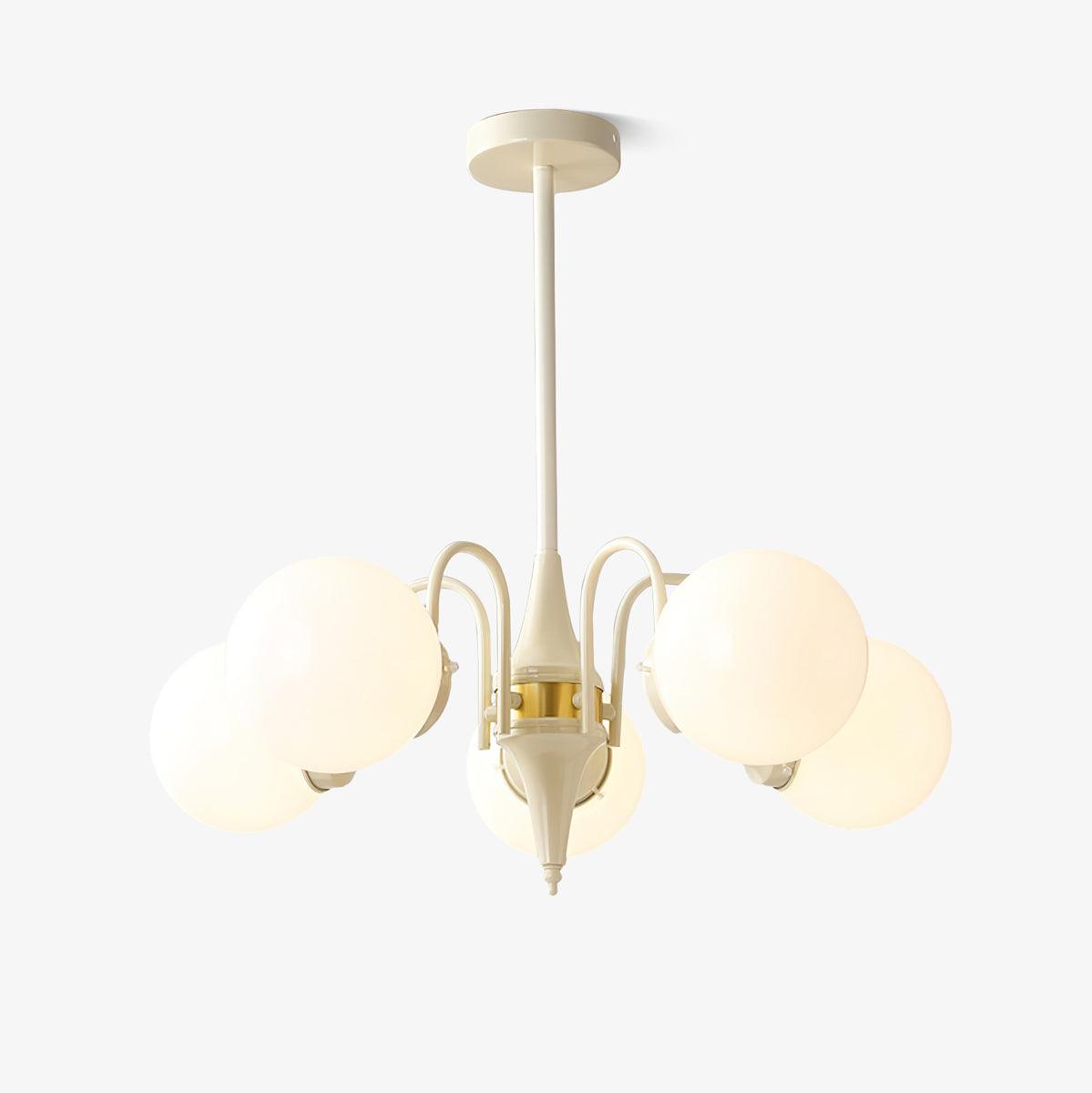 Cream Ball Chandelier - Image 1