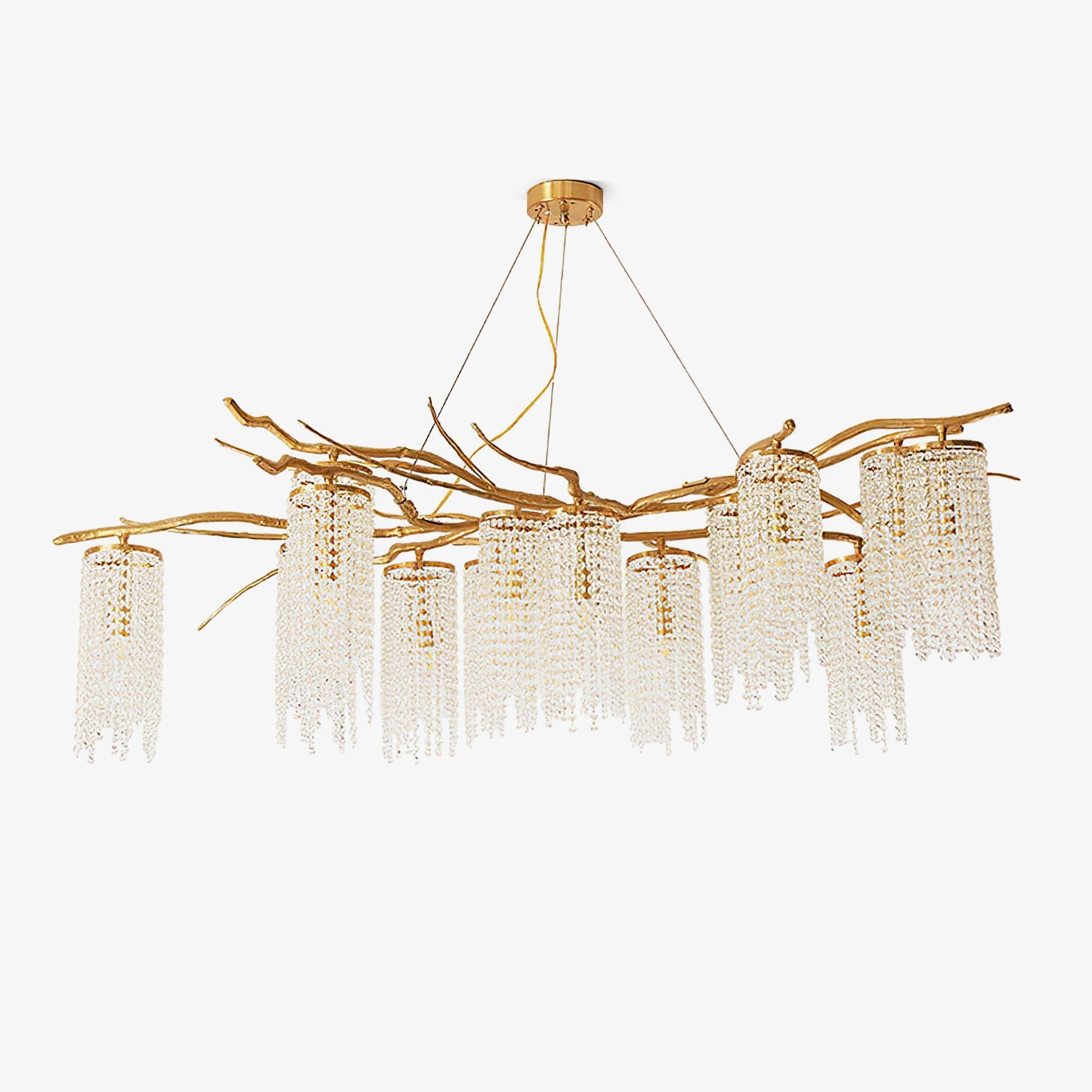 Modern Art Glass Crystal Chandelier