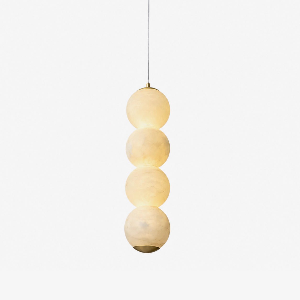 Luminous Orb Alabaster Pendant Lamp