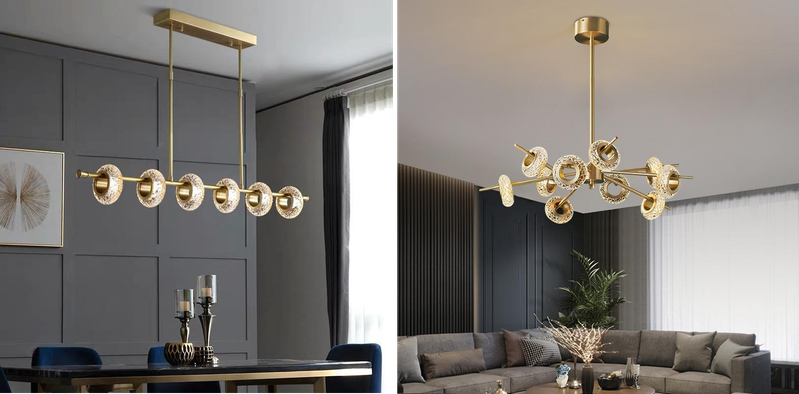 Luxury Crystal Halo Chandelier Collection