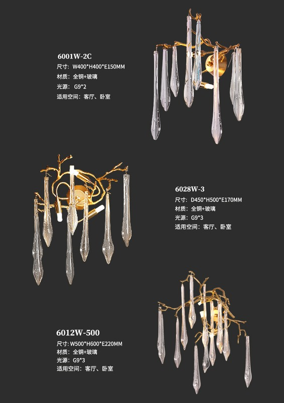 Luxury Crystal Wall Sconce Collection