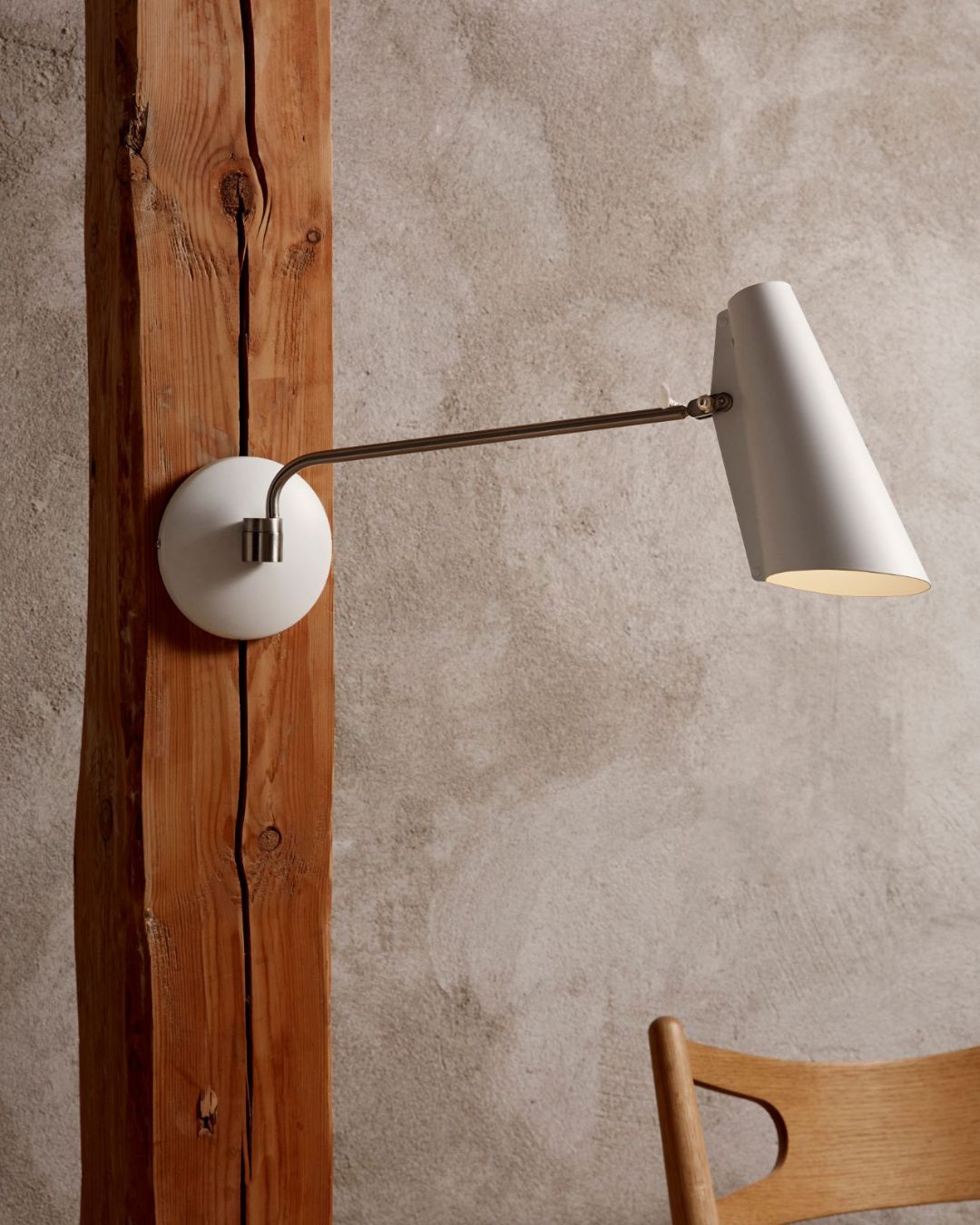 Mid-Century Style Swing Arm Wall Light