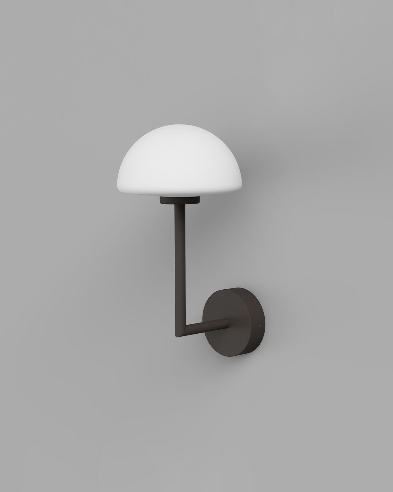 Minimalist Glass Dome Long Arm Wall Light