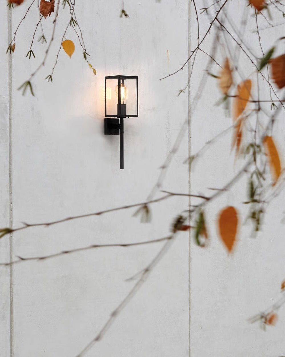 Modern Exterior Lantern Wall Light