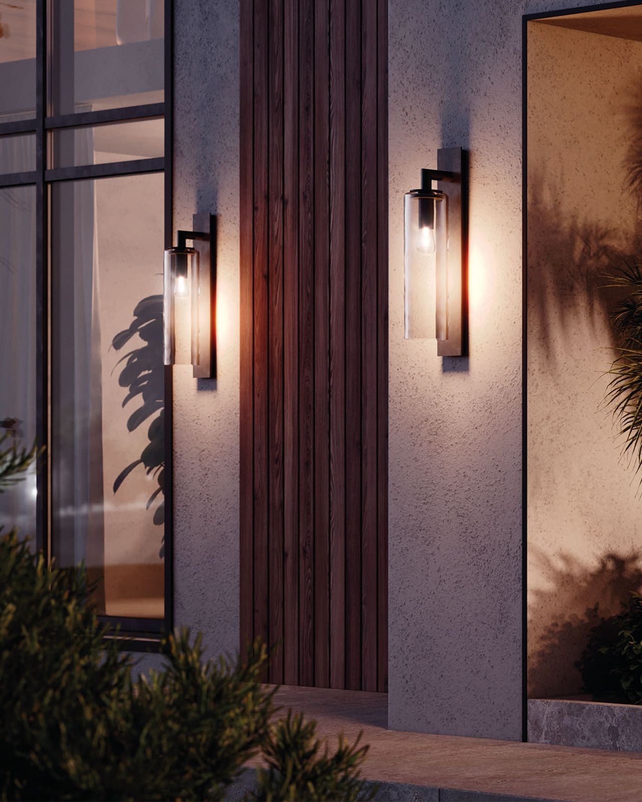 Modern Glass Dome Wall Light