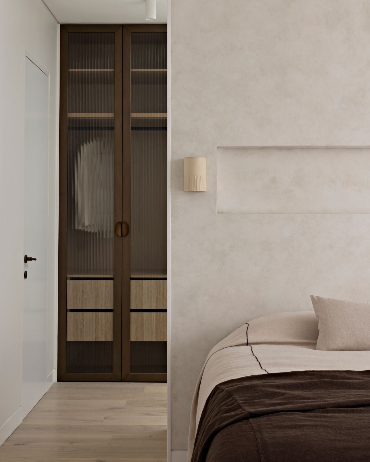 Organic Handmade Ceramic Wall Light | Stone