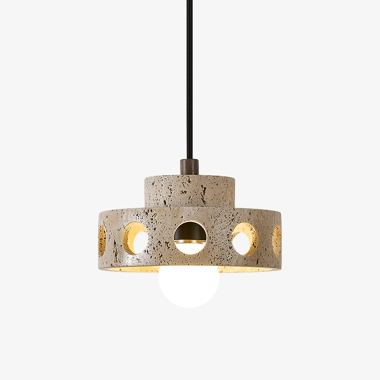Perfora Travertine Pendant Lamp