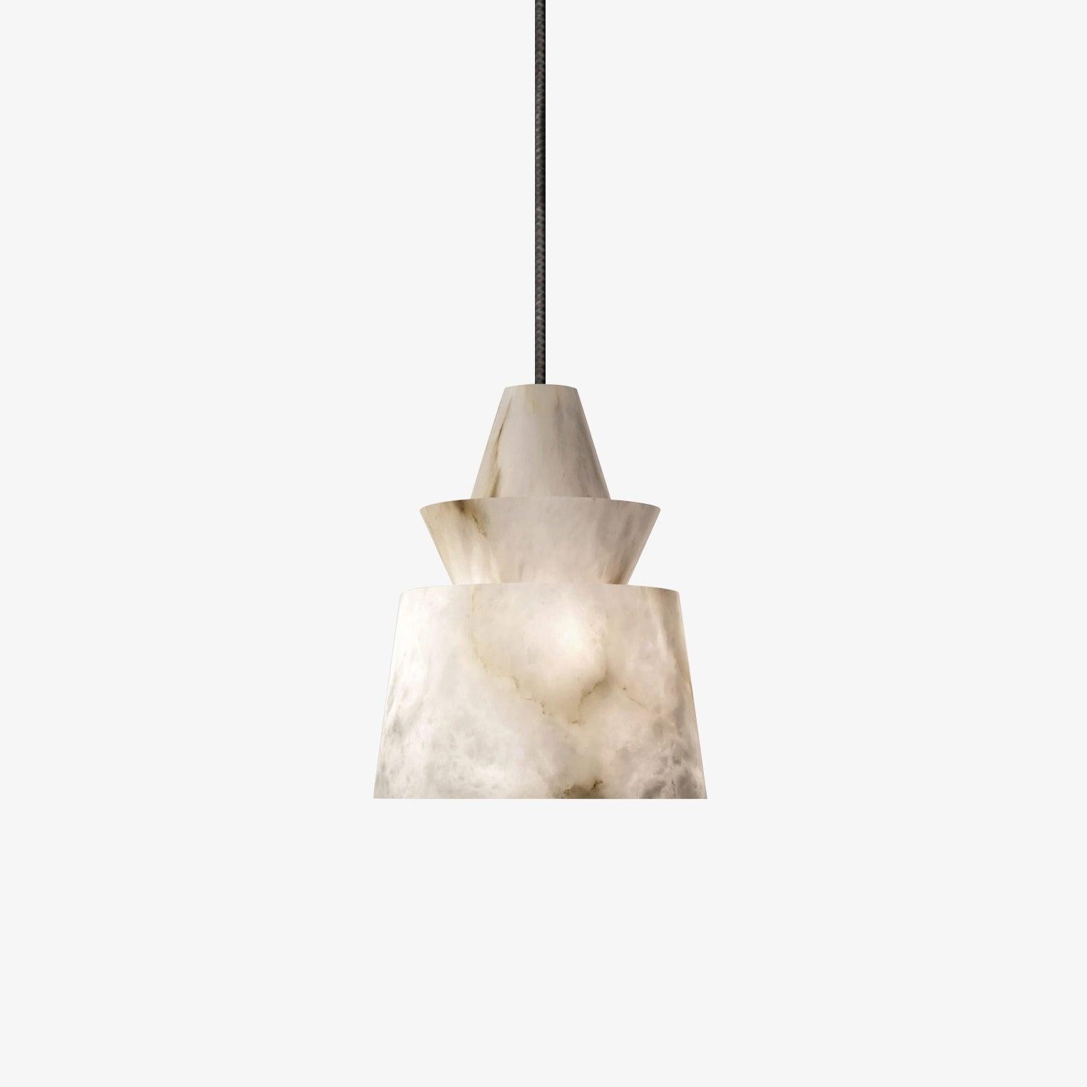 Strata Alabaster Pendant Light