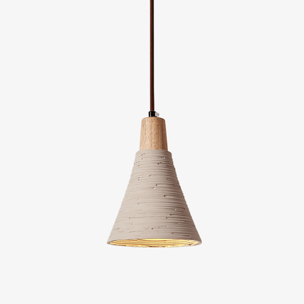 Textured Cone Pendant Light