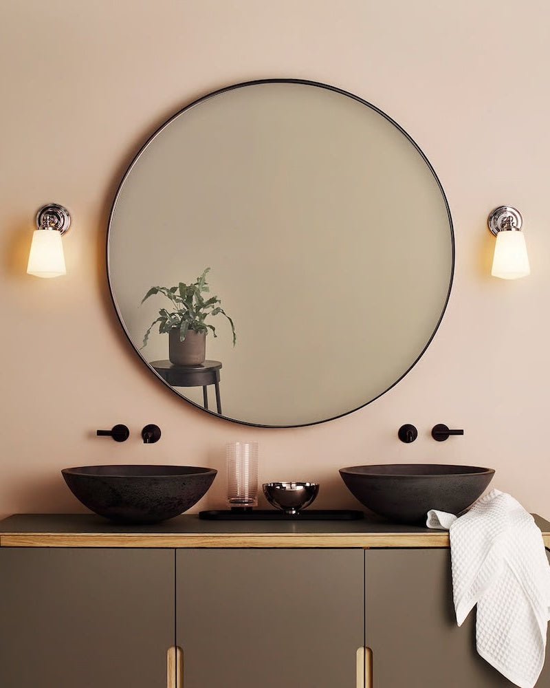 Transitional Opal Glass Wall Light