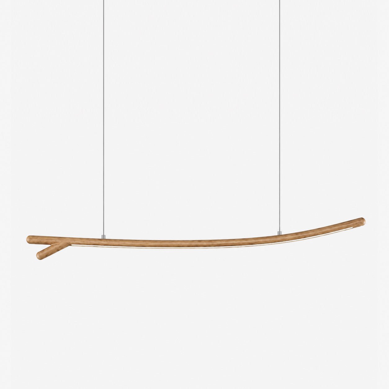Twig Wood Linear Pendant Light