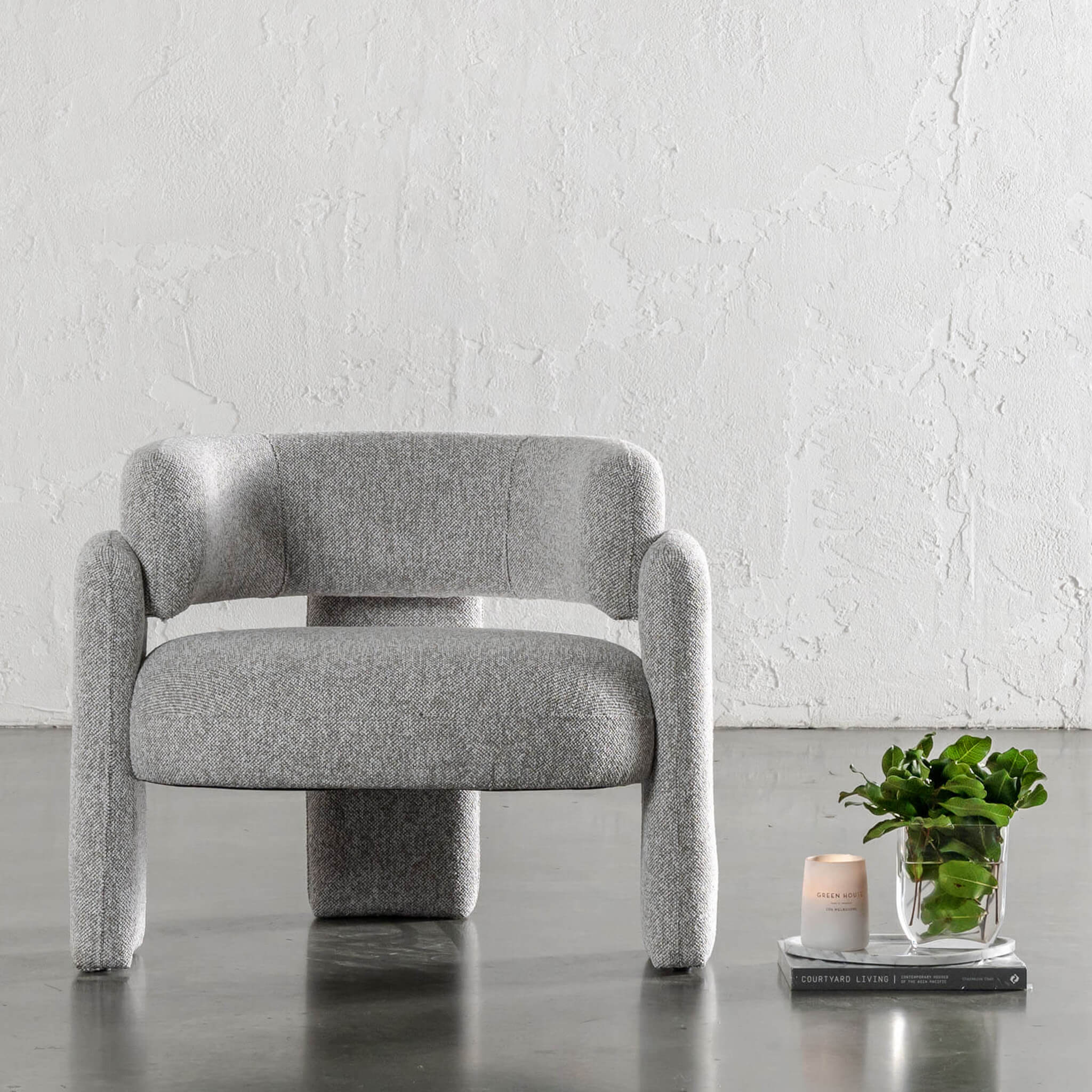 Faro Armchair – Granite Haze
