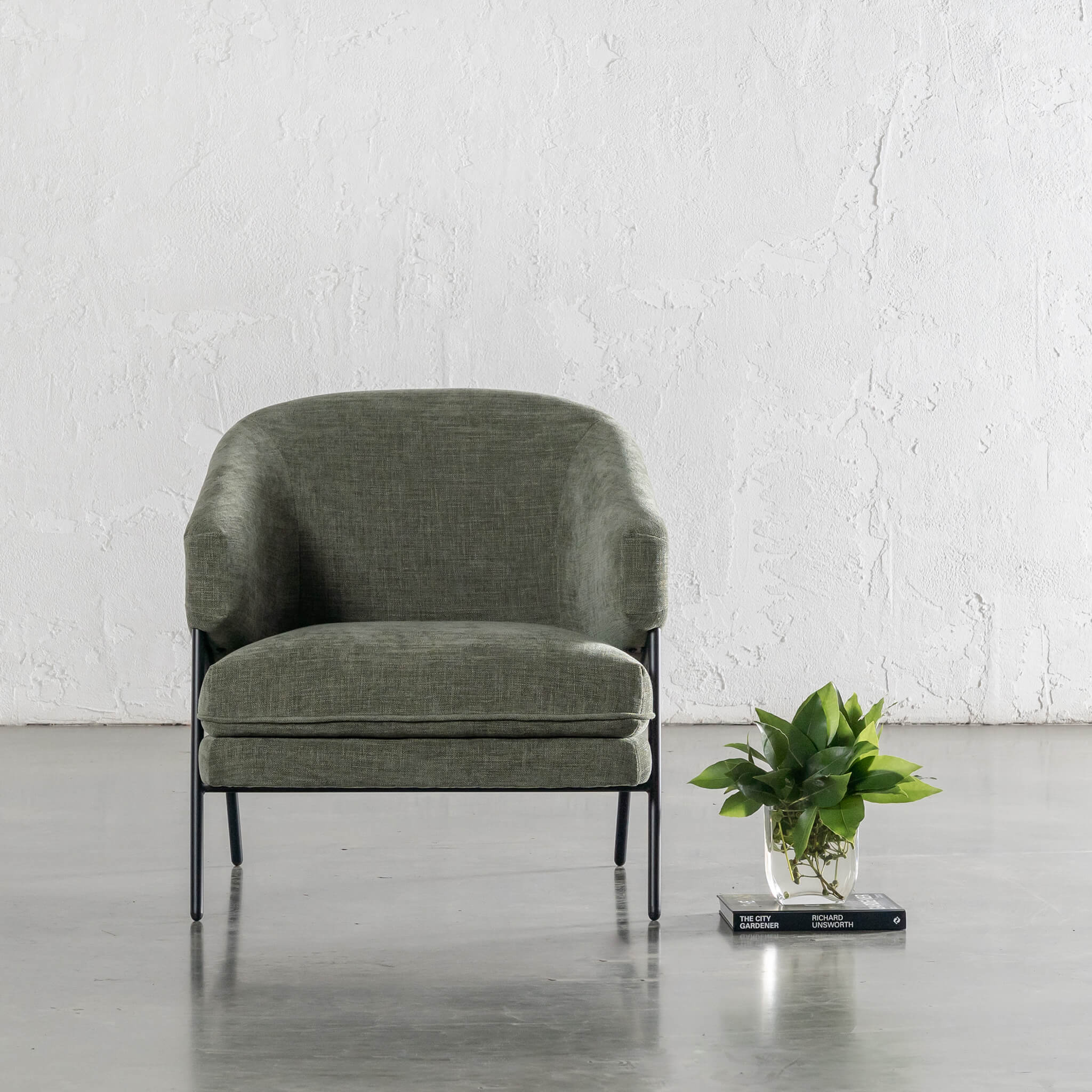 Piloti Essen Armchair – Cypress Vine Green - Image 1