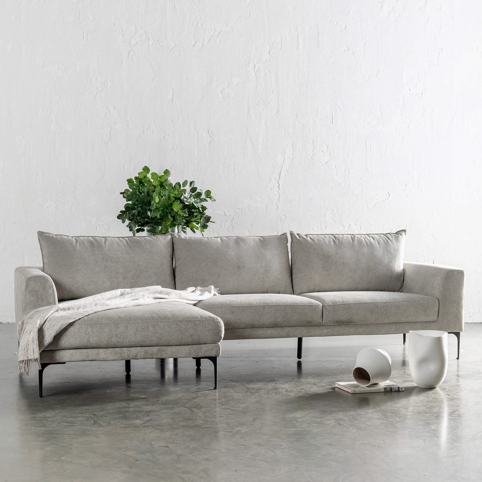 Piloti Modular Lounge Sofa – Flagstone Ash