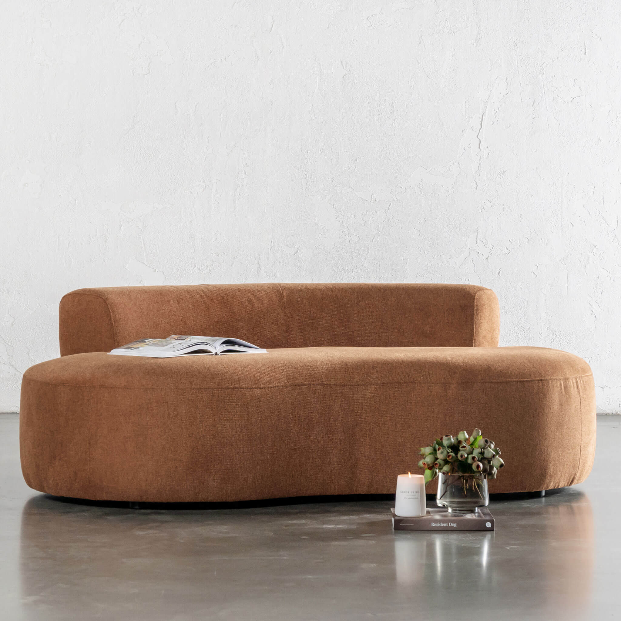 Piloti Wendorf Daybed Sofa – Burnt Umber Rust