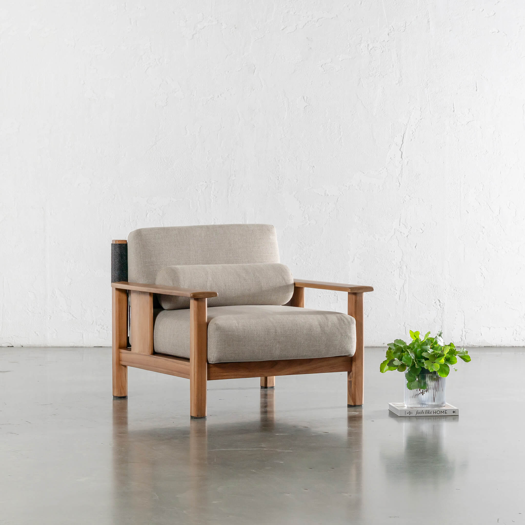 Riva Levante Outdoor Armchair – Natural Teak Frame