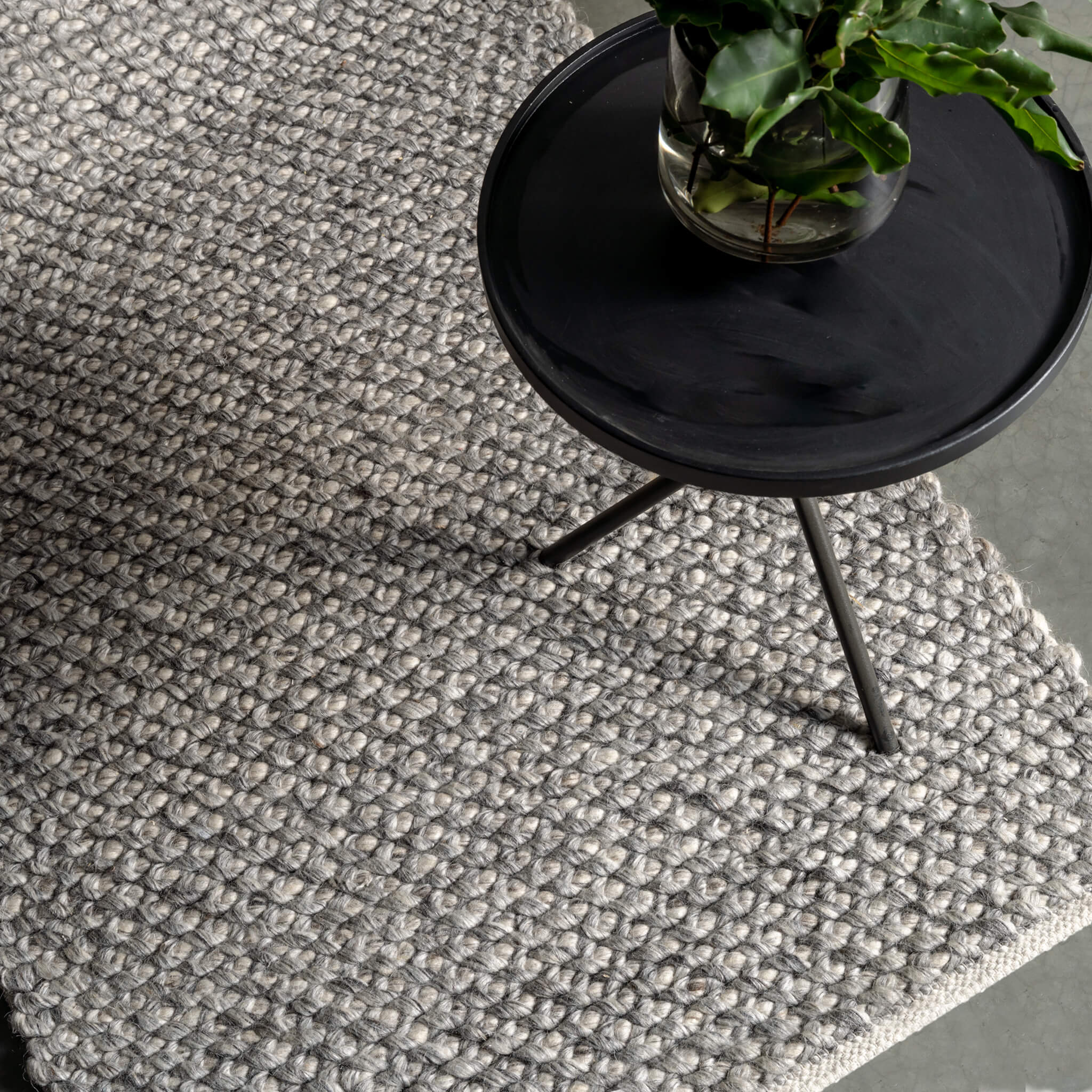 Hand Tufted Runners – Hamptons Ash Grey 80 X 450cm
