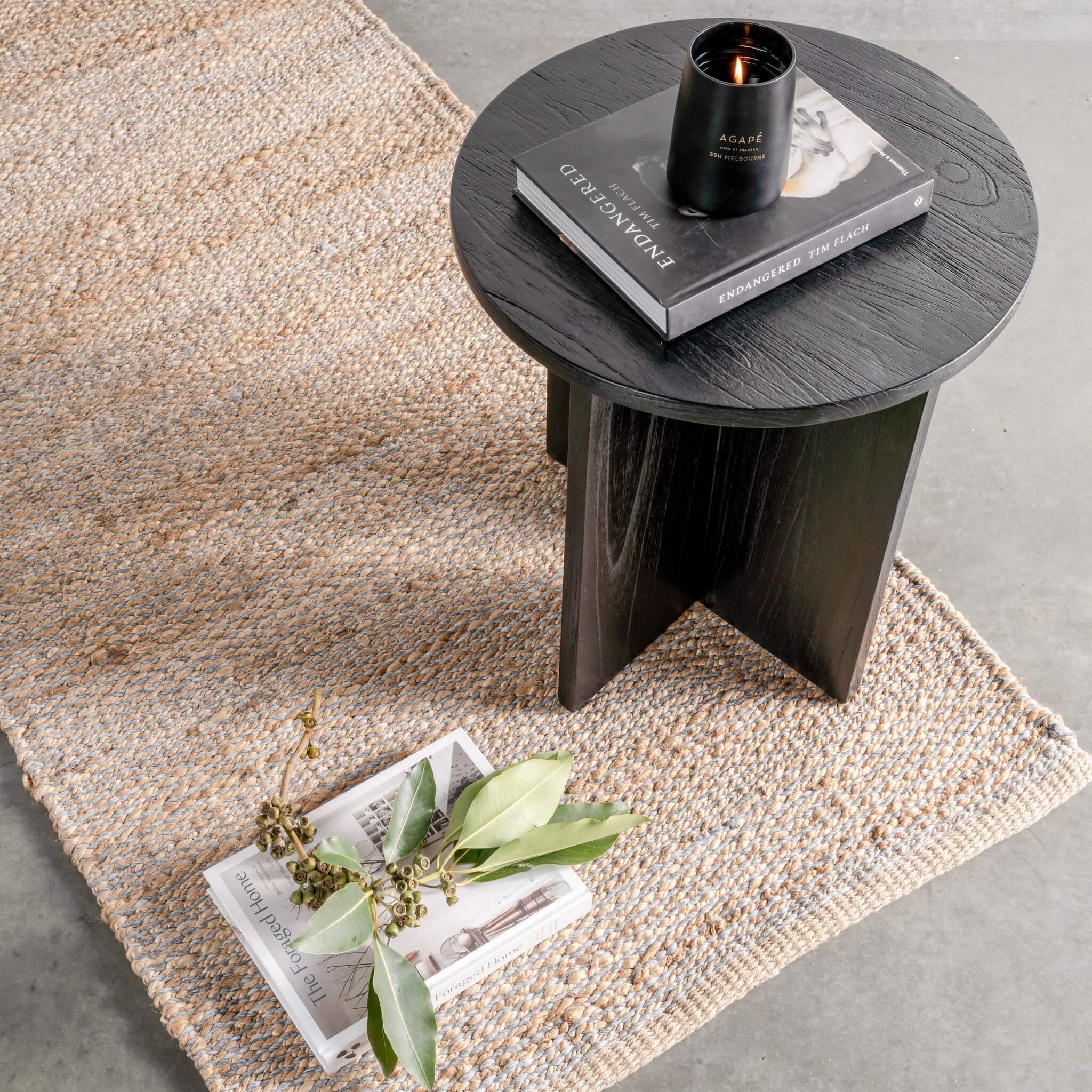 Latenza Jute Runners – Natural Jute + Grey