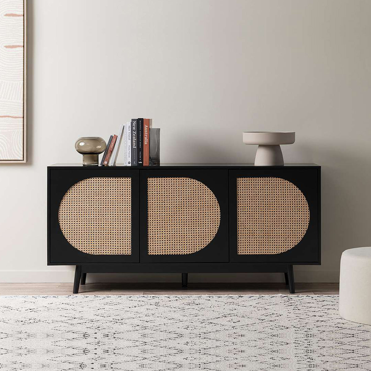 Claremont Buffet – Black