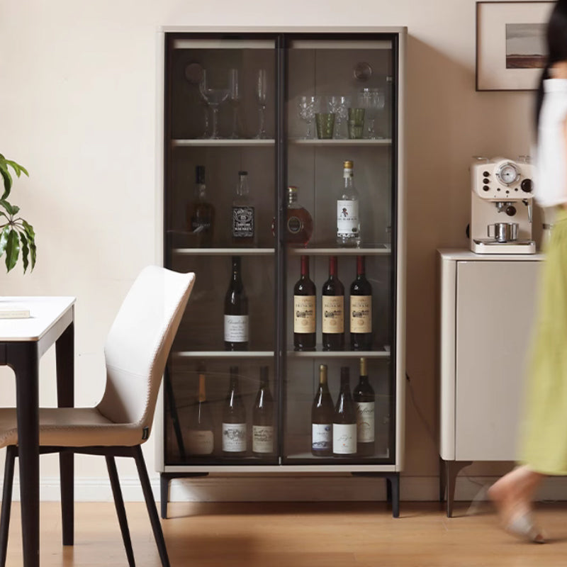 Kyle Fas-graded Solid Liriodendron Wood Wine Cabinet