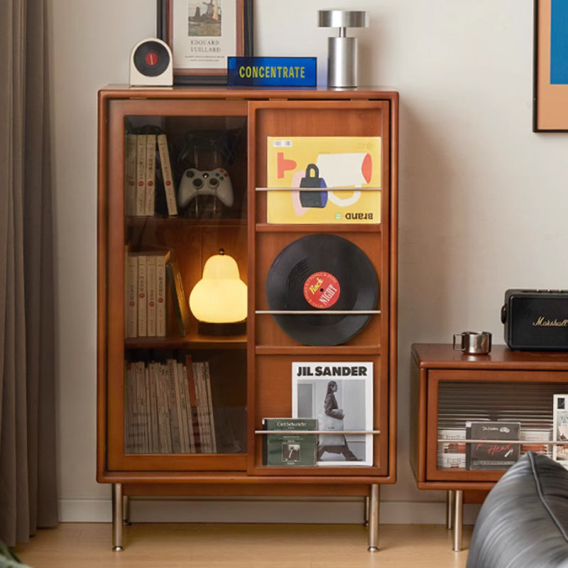 Regina Fas-graded Solid Liriodendron Wood Bookcase Display Shelf - Image 1