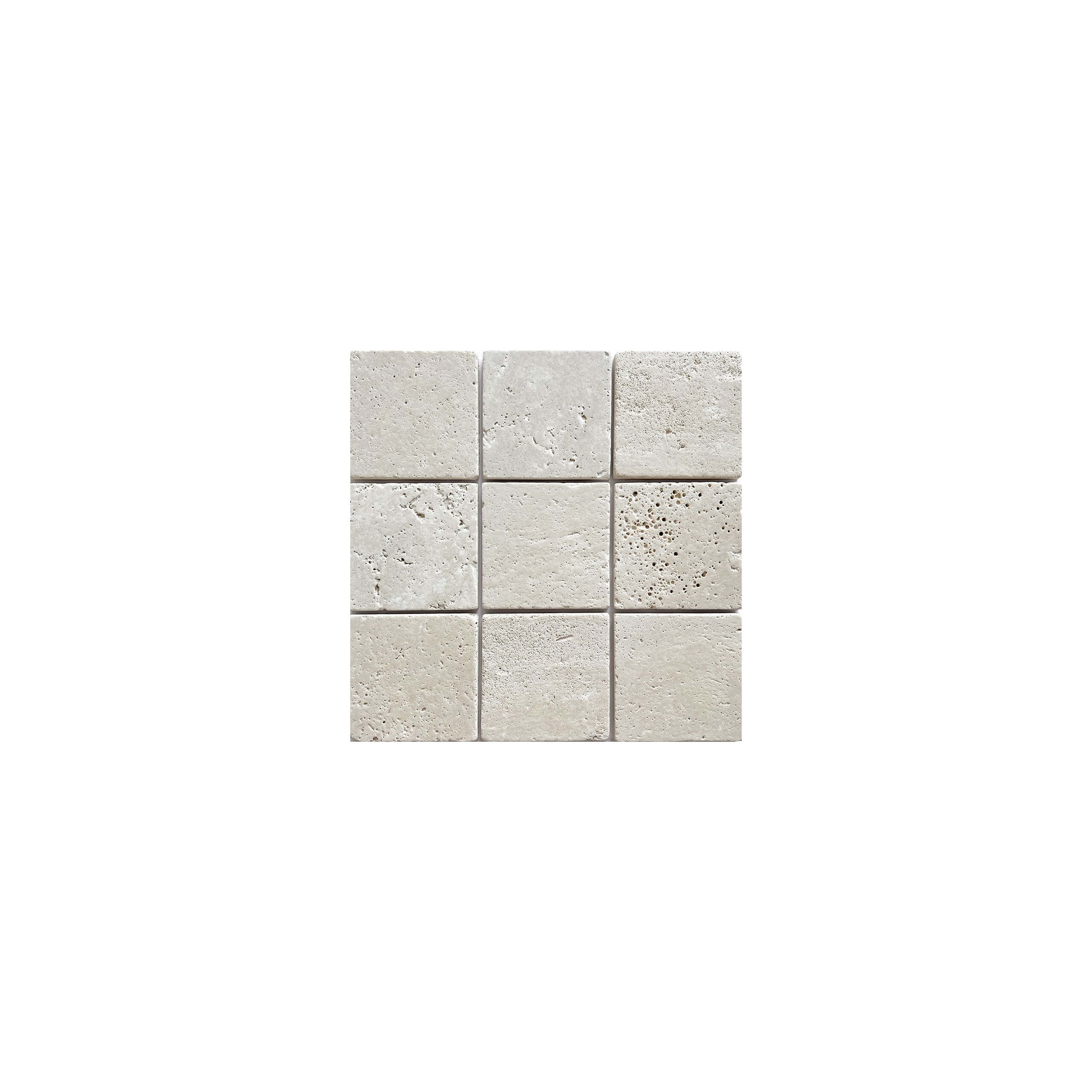 Apollo 100x100 Tumbled Beige Subway Pressed