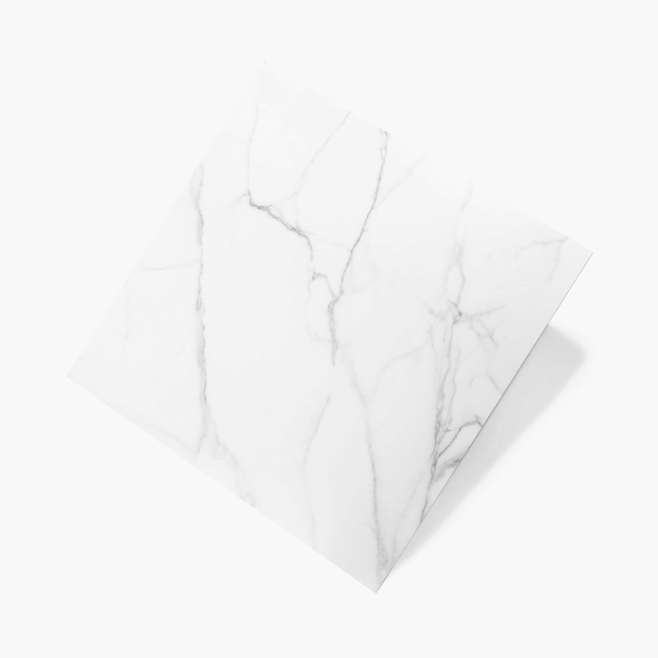 Calacatta Deluxe 600x600 Honed White Marble Look Rectified
