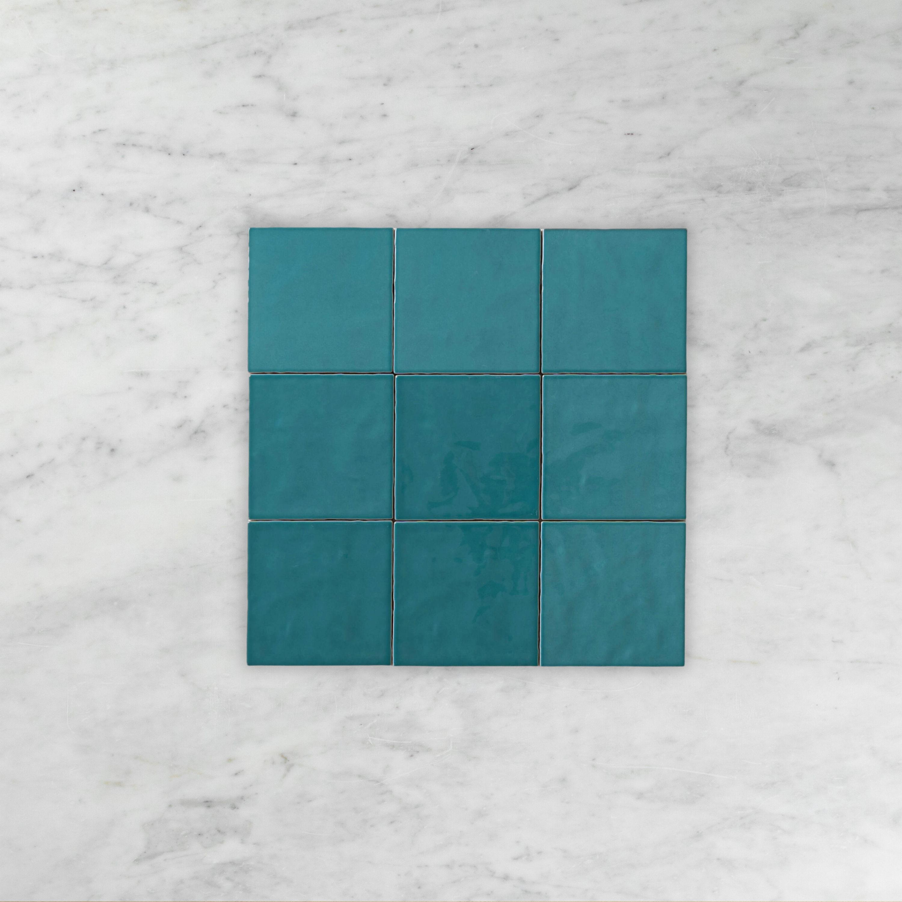 Casablanca Turquoise Gloss Square - Image 1