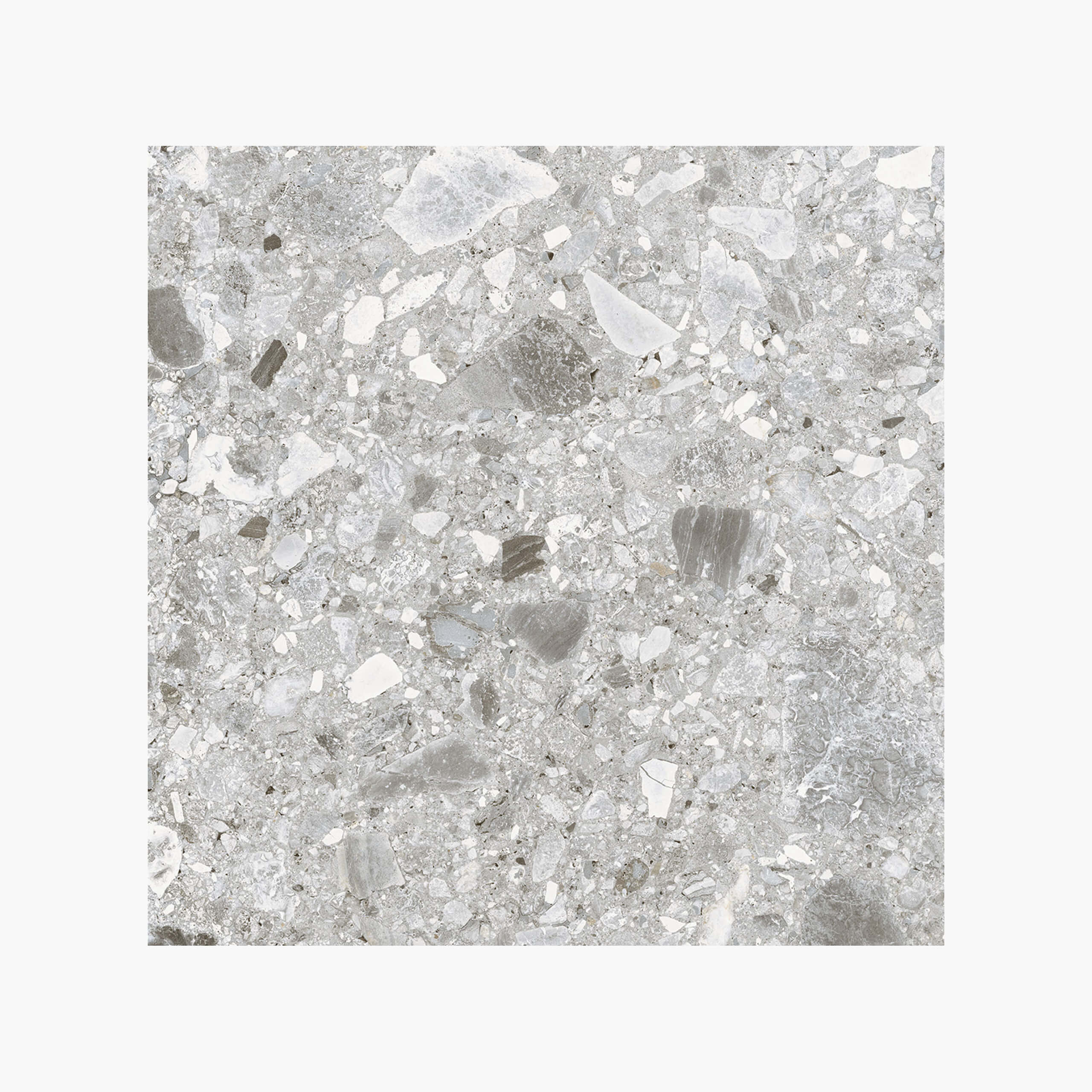 Ceppo Stone 600x600 Surface Tec Grey Terrazzo Look Rectified