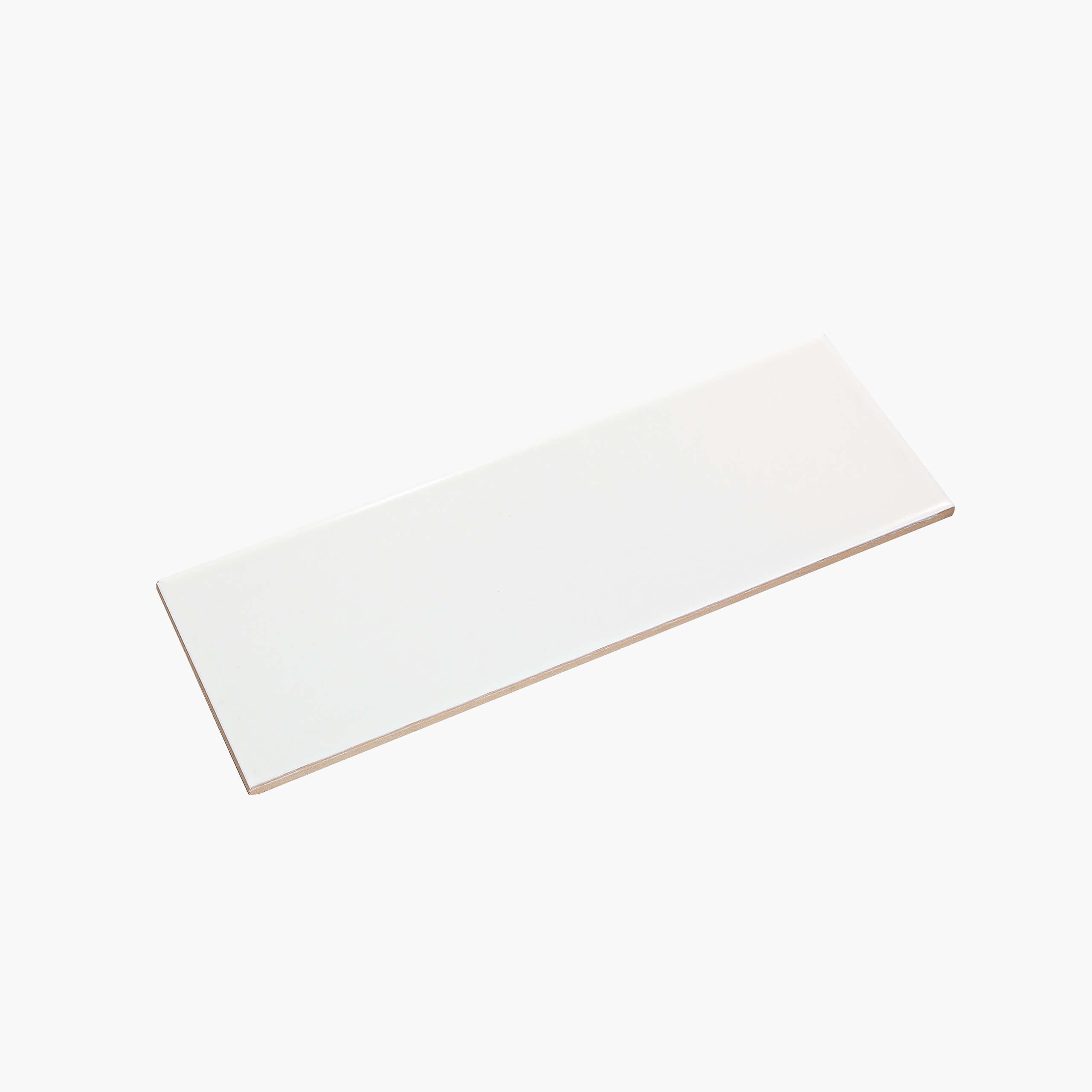 Flat Tile 100x300 Matt White Subway Pressed