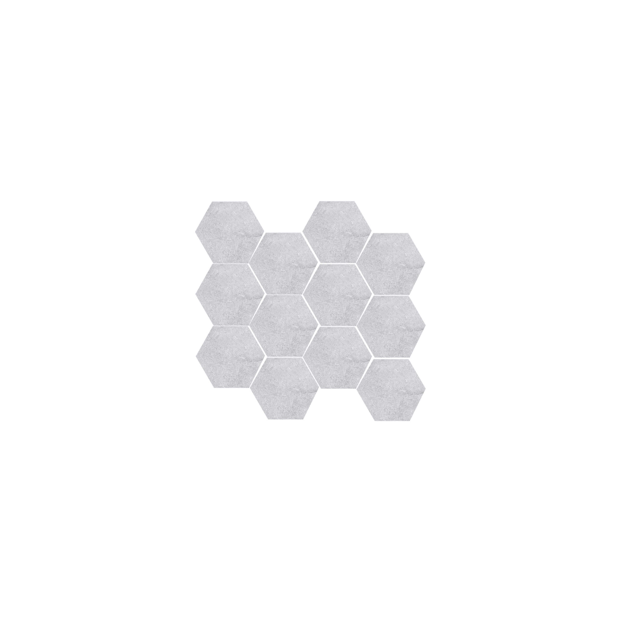 Enzo Mosaic Rectangle 90x90mm Porcelain Matt Cinder