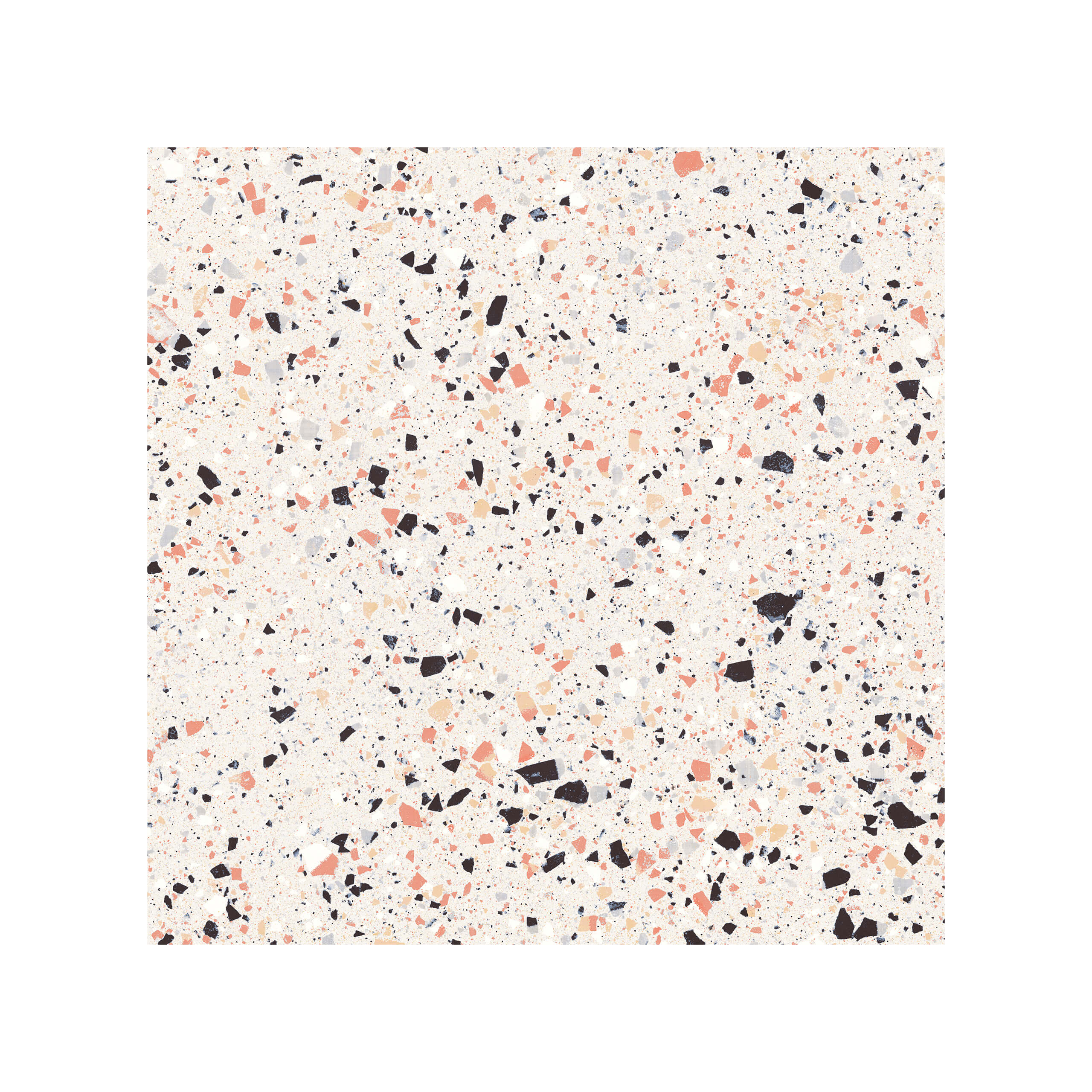 Laguna 600x600 Matt Pink Terrazzo Look Rectified