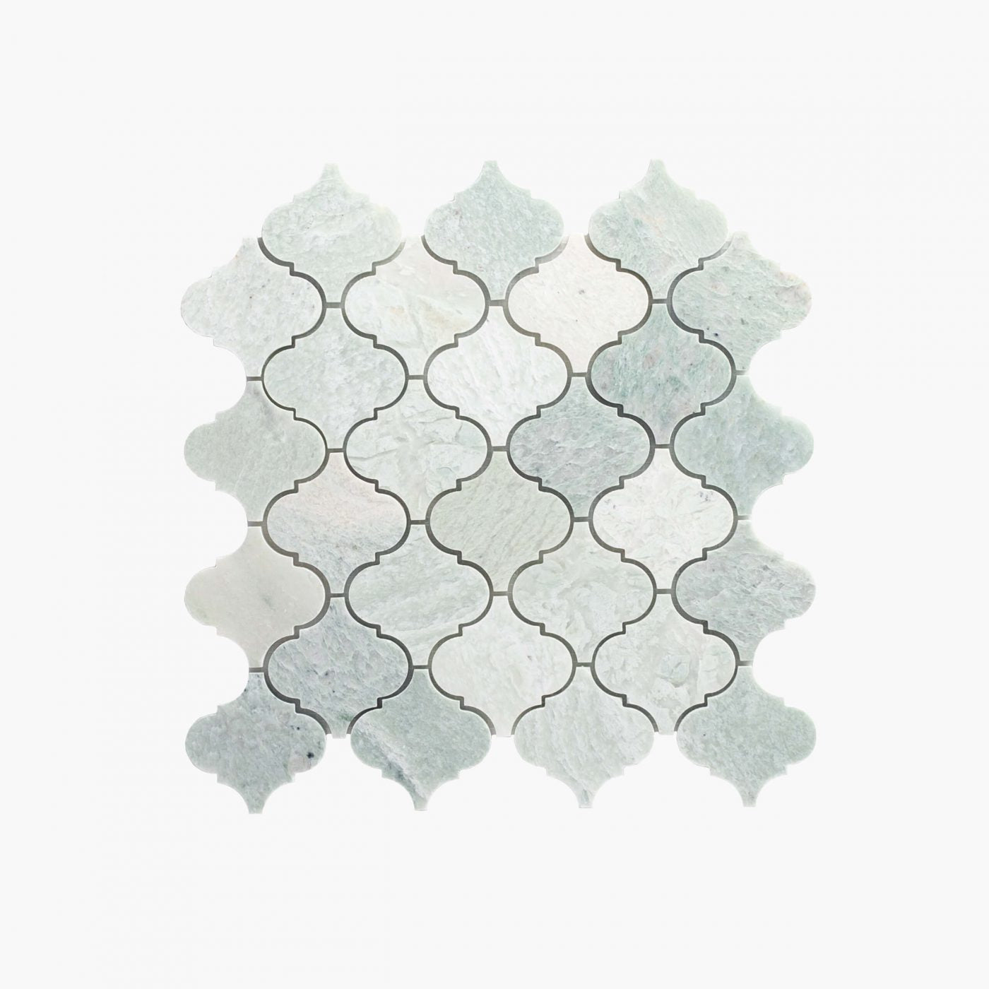 Marble Mosaic Baroque 75mm Honed Ming Green